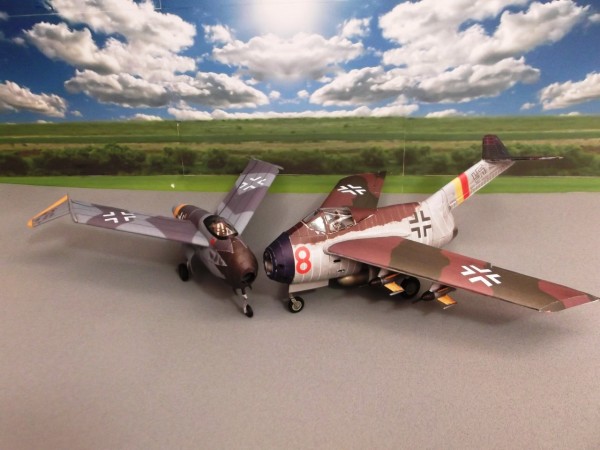 BV P. 212.02 and Ta-183 in 1/33 scale